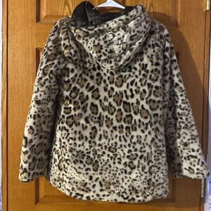 Cheetah print winter jacket